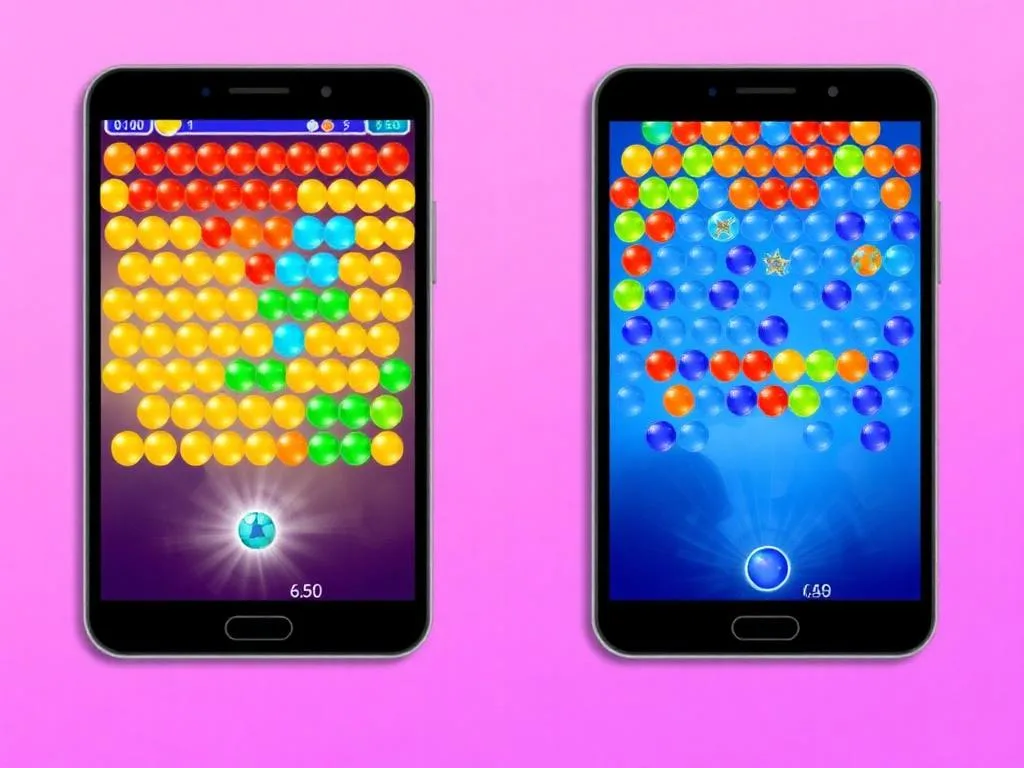 Porównanie Woka Woka z innymi grami typu bubble shooter